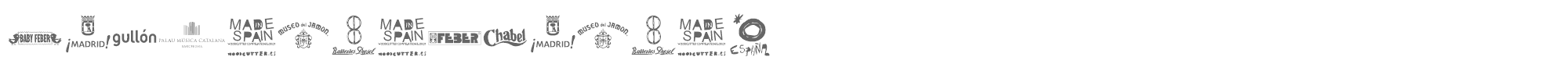 Sample characters Made in Spain 5 Font